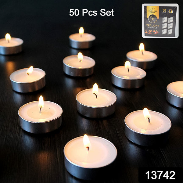 Tealight Candles Set Smokeless Candles (50 Pcs Set)